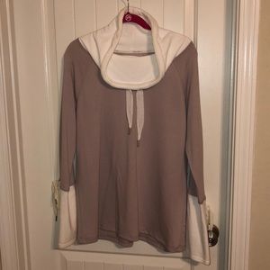 Calvin Klein Women’s High Neck Velour Pullover